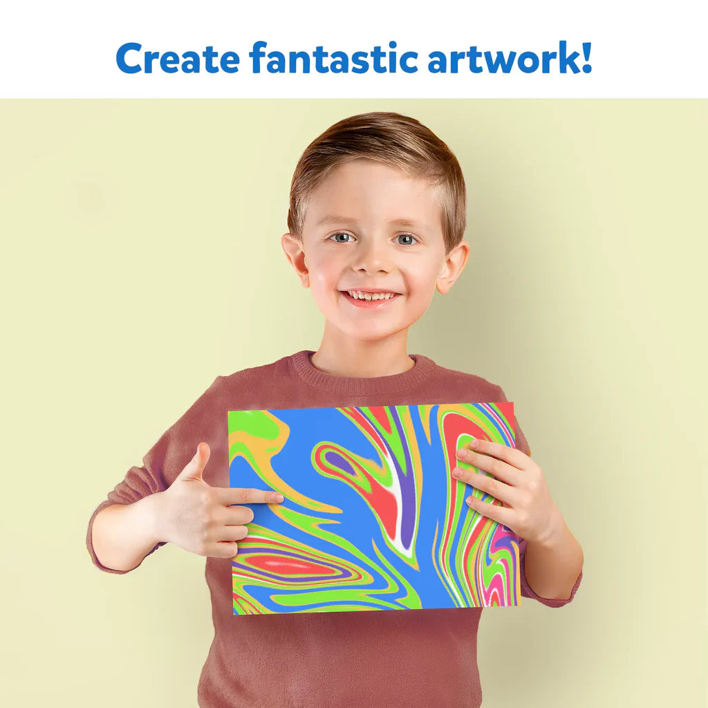 Skillmatics Marbling Magic Paint Kit | Water Marbling Kit
