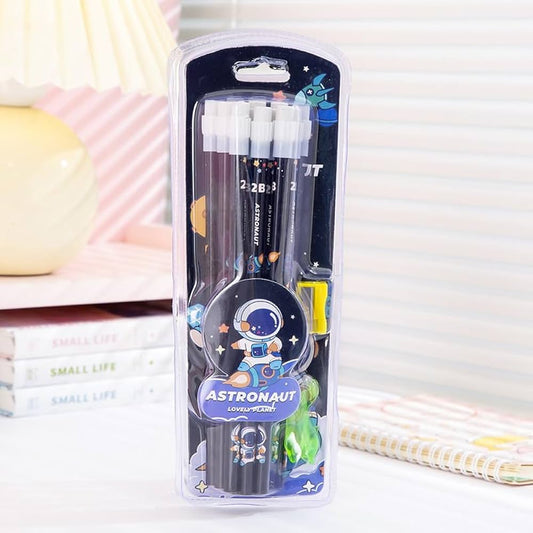 Astronaut Stationery Set of 12 HB Pencils