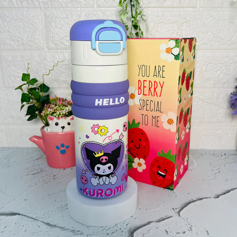 Hello-Characters Dual Cap Bottles