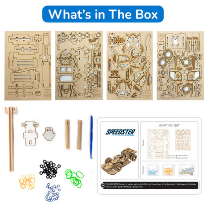 Smartivity STEM Wheels Speedster | 6-10 years | DIY STEM Construction Toy