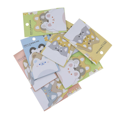 Cartoon Animals Sticky Notes (pack of 2)