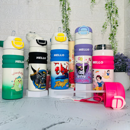 Hello-Characters Dual Cap Bottles
