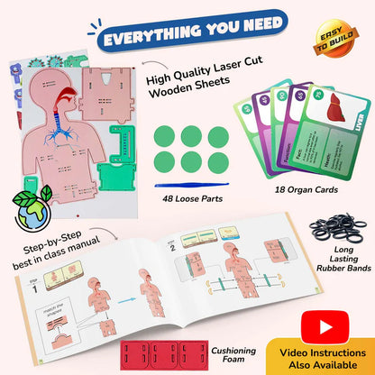 Smartivity Human Body | 6-10 Years | DIY STEM Construction Toy