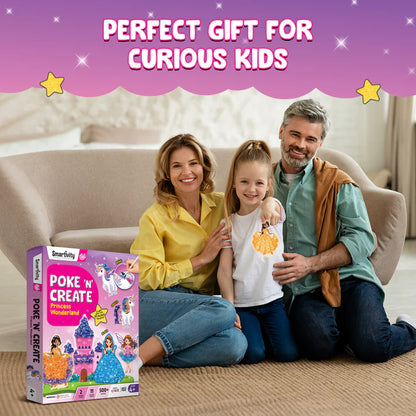 Smartivity POKE 'N' CREATE - Princess Wonderland | 4-8 years | DIY CRAFT KIT