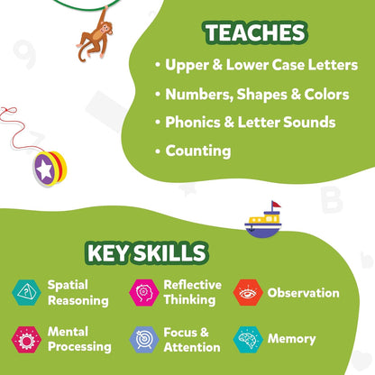 Skillmatics Jump, spot and Learn - Flash Cards for Toddlers