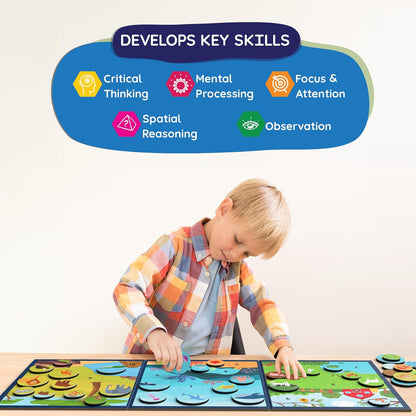 Skillmatics Magnetic Matching Activity - Letters, Numbers & Animals