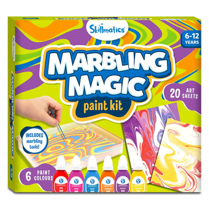 Skillmatics Marbling Magic Paint Kit | Water Marbling Kit