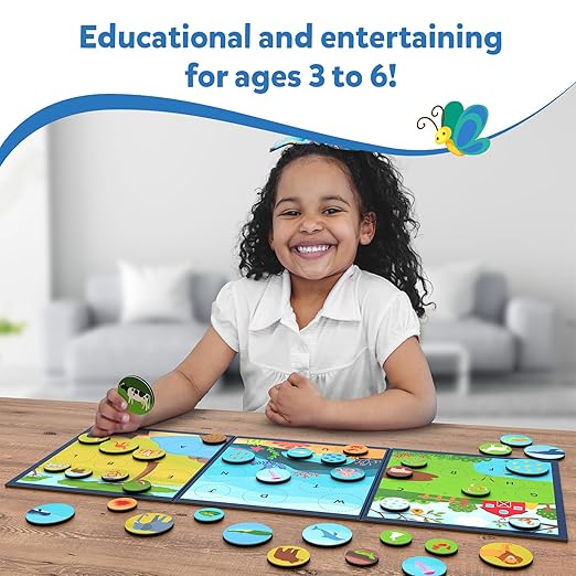 Skillmatics Magnetic Matching Activity - Letters, Numbers & Animals