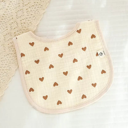 Soft Muslin Waterproof Bibs