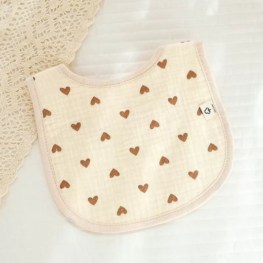 Soft Muslin Waterproof Bibs