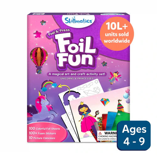 Skillmatics Foil Fun Activity | No Mess Art Kit (ages 4-9)