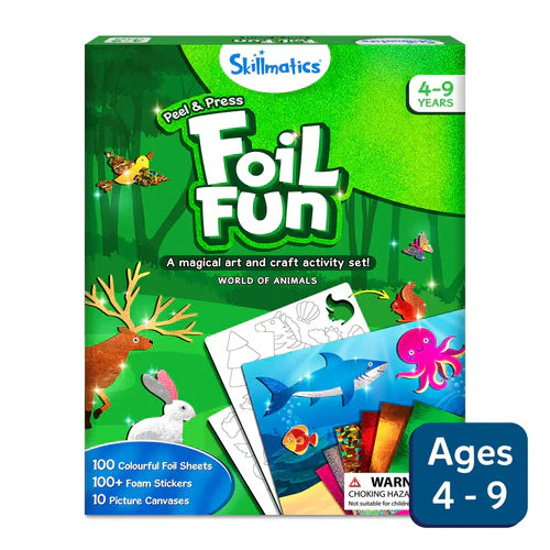 Skillmatics Foil Fun Activity | No Mess Art Kit (ages 4-9)