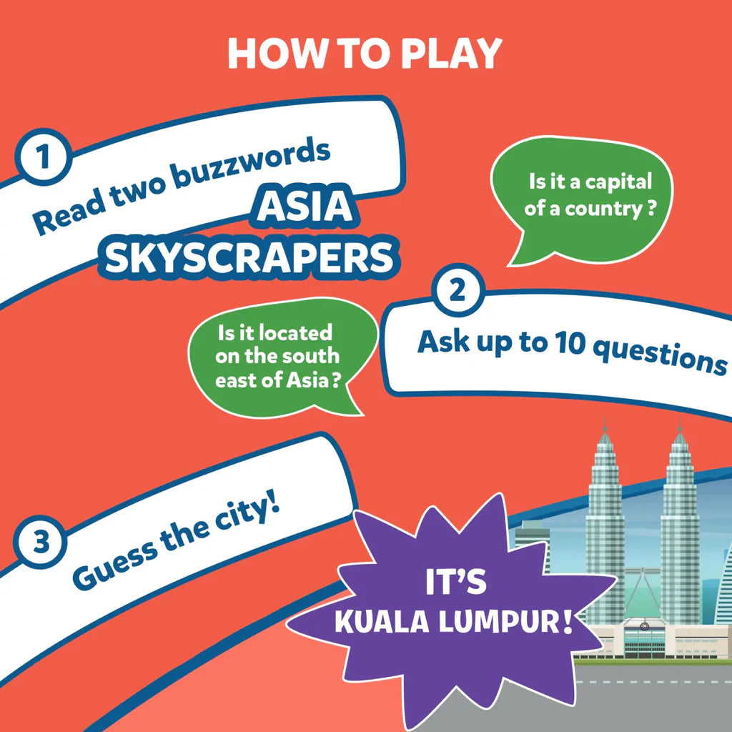 Skillmatics Guess in 10: Wonders of India & Cities Around The World | Trivia card game (ages 8+)