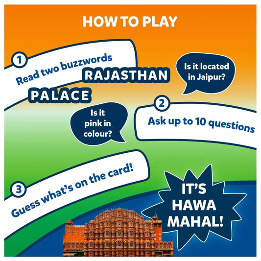 Skillmatics Guess in 10: Wonders of India & Cities Around The World | Trivia card game (ages 8+)