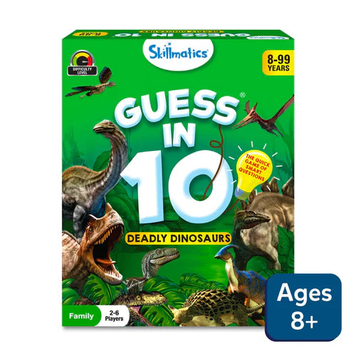 Skillmatics Guess in 10 | Trivia card game (ages 8+)