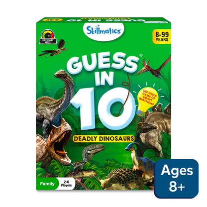 Skillmatics Guess in 10 | Trivia card game (ages 8+)