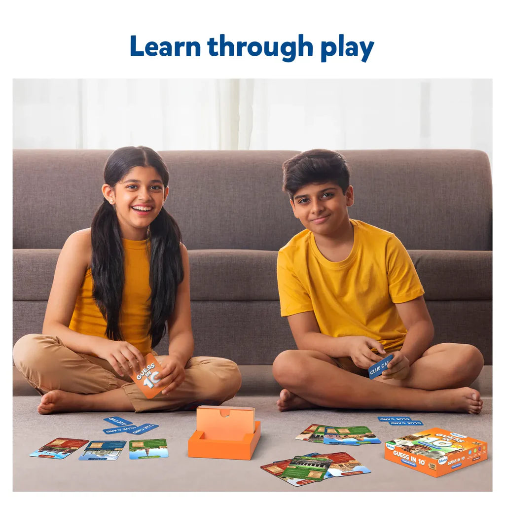 Skillmatics Guess in 10: Wonders of India & Cities Around The World | Trivia card game (ages 8+)