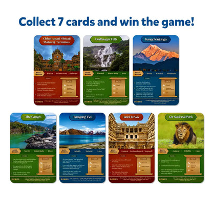 Skillmatics Guess in 10: Wonders of India & Cities Around The World | Trivia card game (ages 8+)