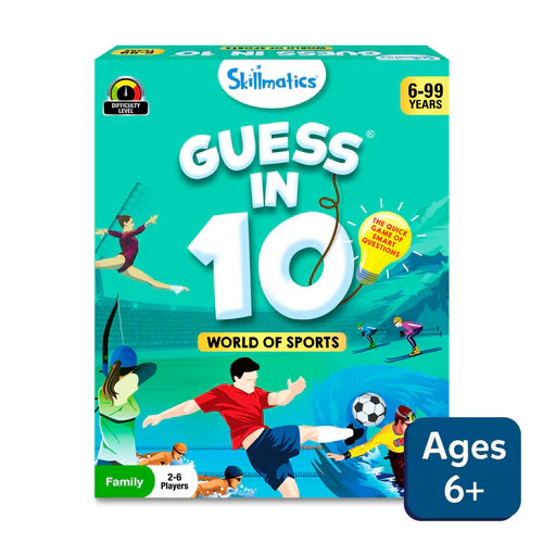 Skillmatics Guess in 10 | Trivia card game (ages 8+)
