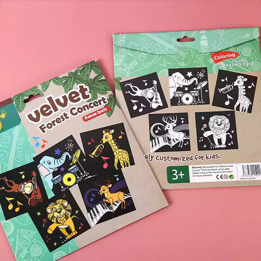 Velvet Art Coloring Sheets