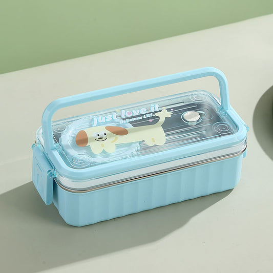 Cartoon Handheld Stainless Steel Lunch Box