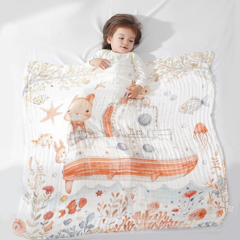6 Layer Muslin Cotton Blanket