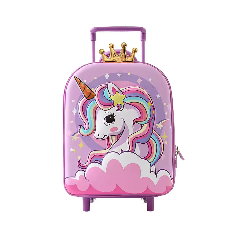 Kids Trolley Suitcase School Bags