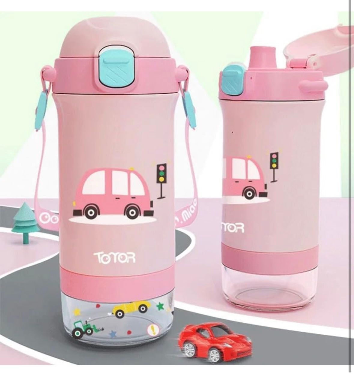 Water Bottle with car toy