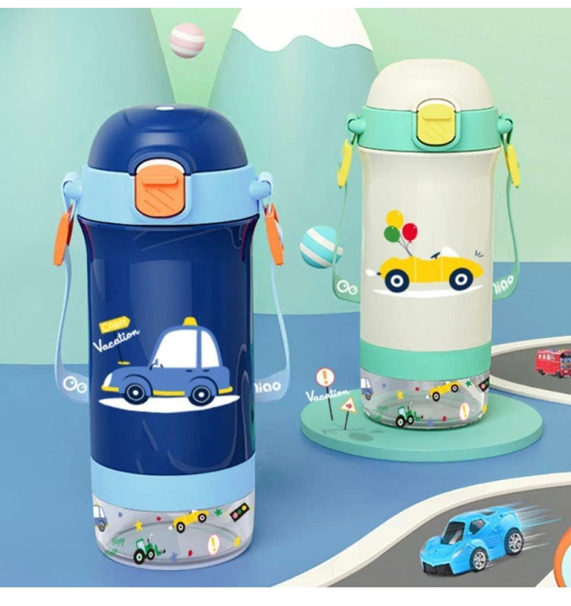 Water Bottle with car toy