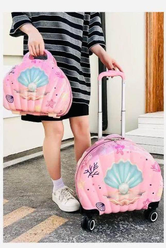 Seashell Stroller for Kids With Vanity.