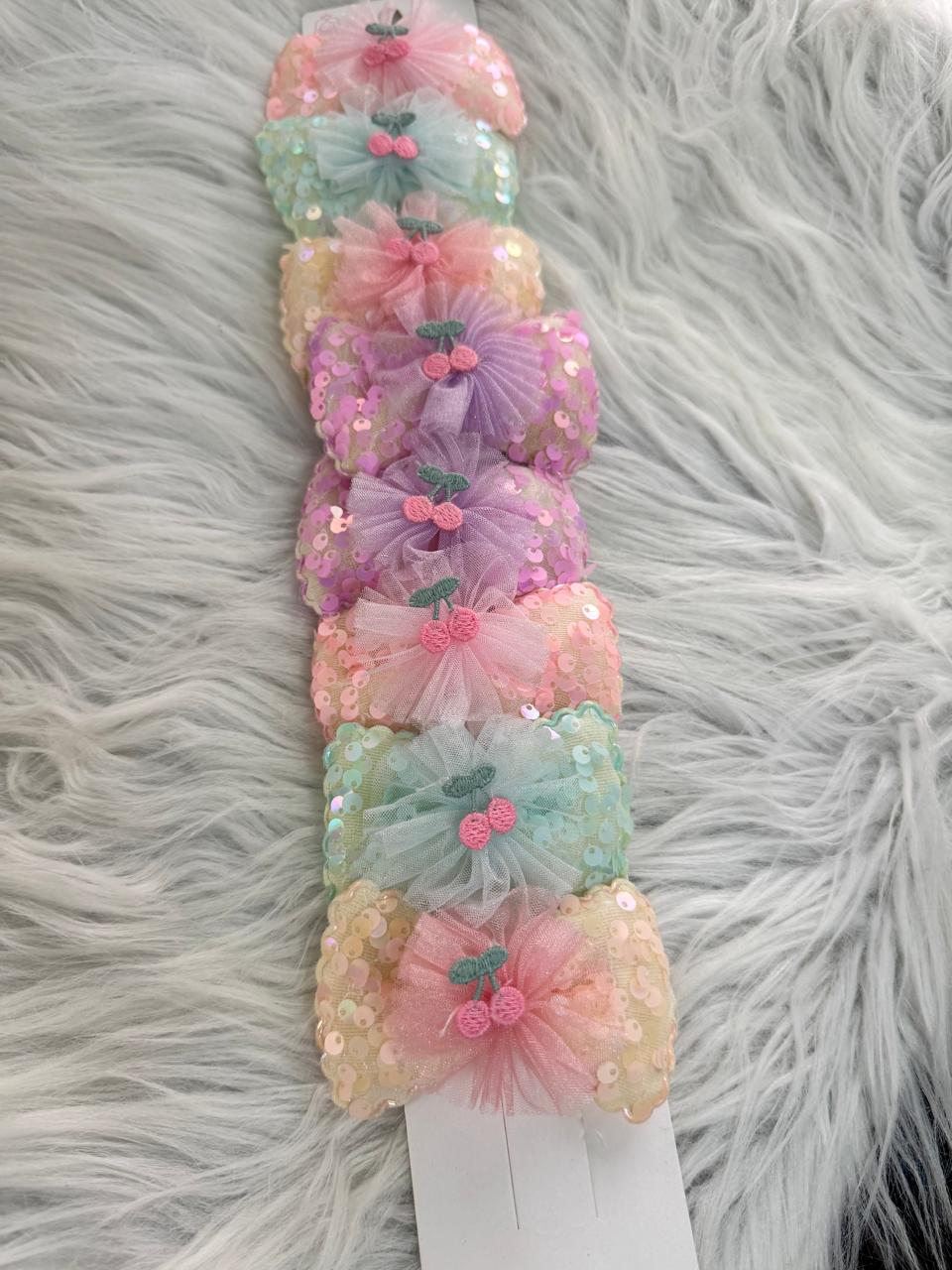 Spark Cherry Hair Pins (Pair)