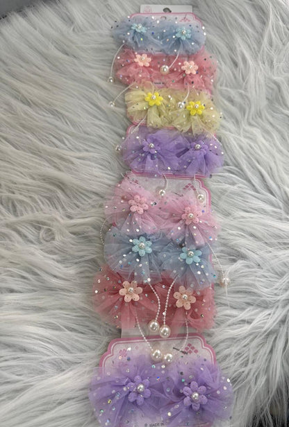 Blossom & Pearl Hair Pins (Pair)