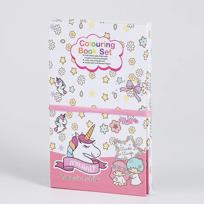 2 in 1 coloring Book Set