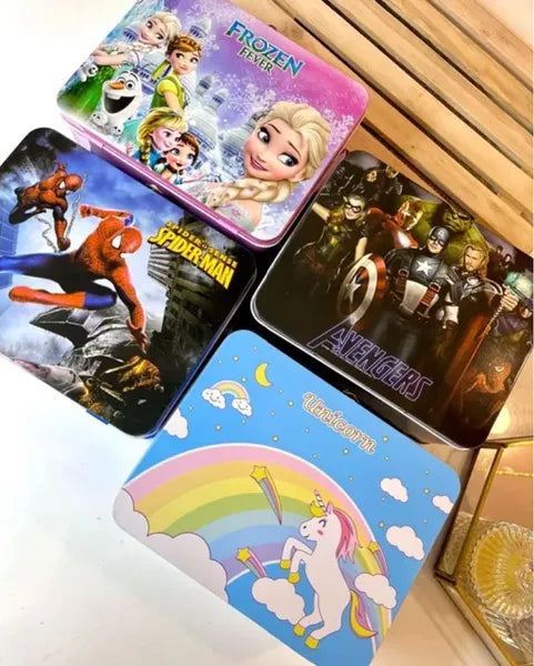 Metal Tin Storage Box For Kids