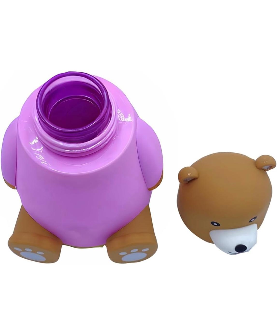 Teddy Bear Glass Flask