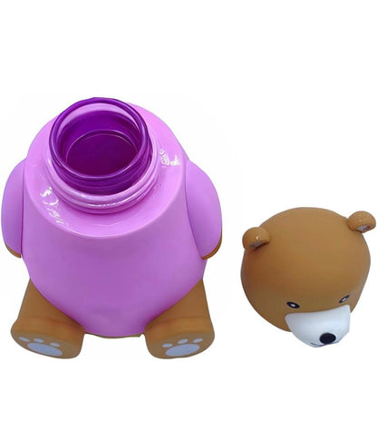 Teddy Bear Glass Flask