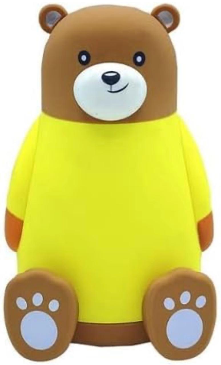 Teddy Bear Glass Flask