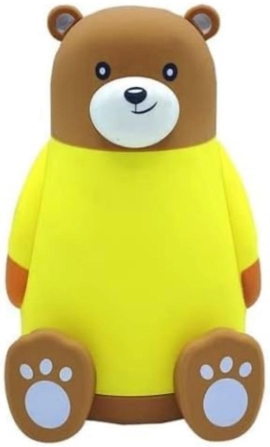 Teddy Bear Glass Flask