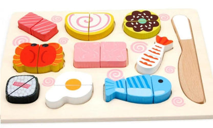 Wooden cutting puzzles