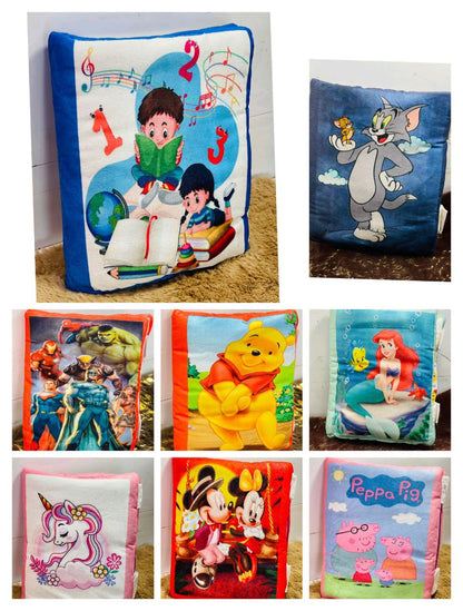 Kids Learning Cushion Book