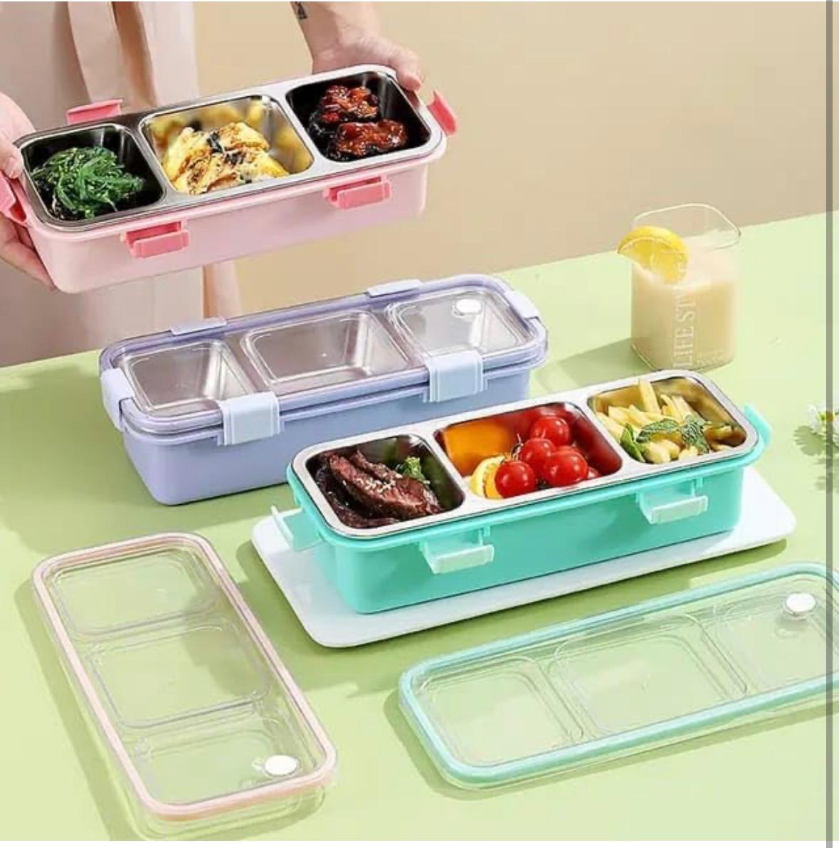3 Containers Lunch Box 500 ml