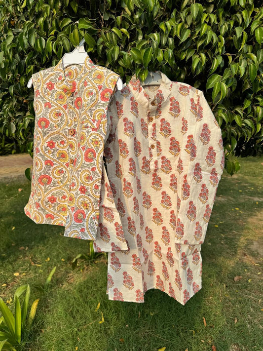 Boys Ethnic Wear Kura Pyjama