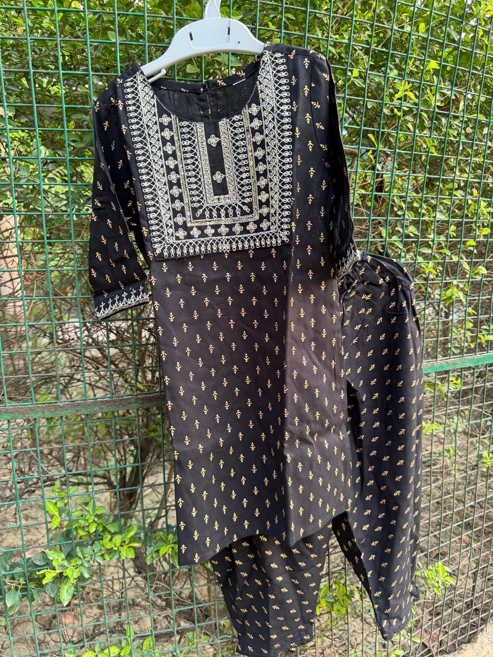 Girls Kurta Dhoti Set