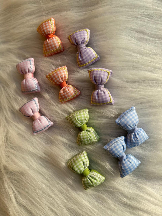 MiniCheck Bowtique Hair pins (Pair)