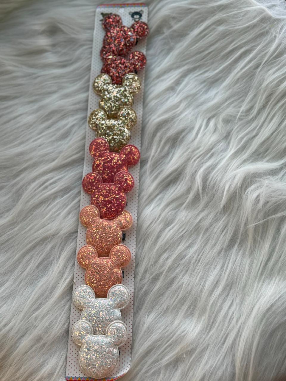 Magic Mickey Face Hair Pins (Pair)