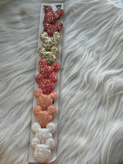Magic Mickey Face Hair Pins (Pair)