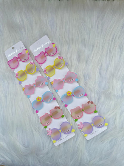 Color Pop Sunglasses Hair Pins (Pair)