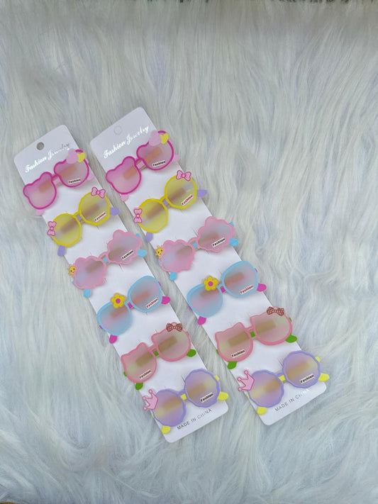 Color Pop Sunglasses Hair Pins (Pair)