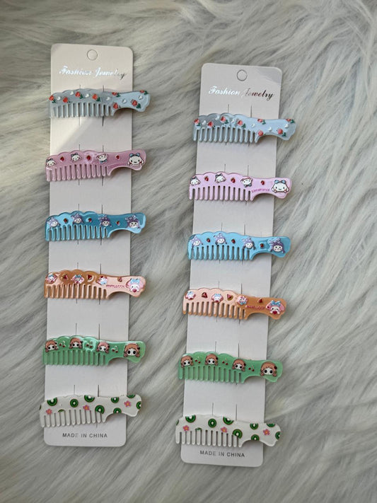 Comb Style Hair Pins (Pair)