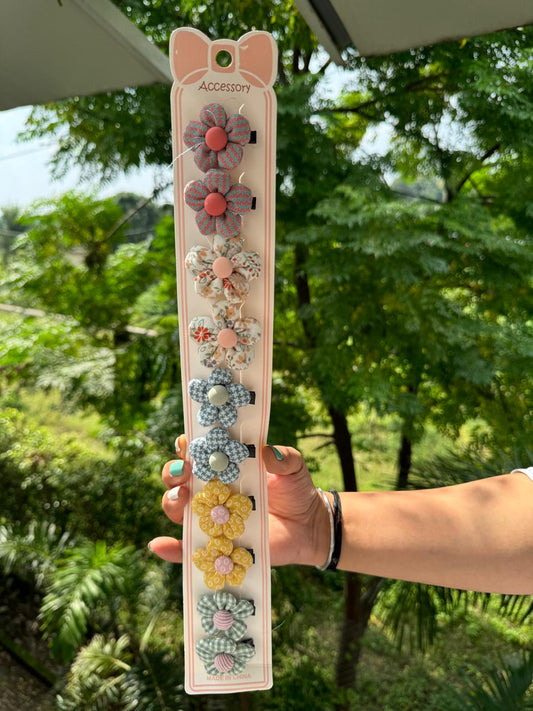 Blush Bloom Hair Pins (Pair)